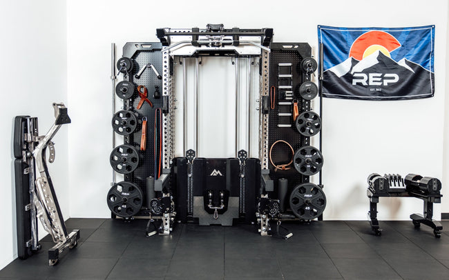 Wall-Mounted Ares™ 2.0 with the wing-out storage installed and equipped with plates and accessories